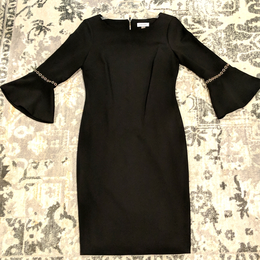 Calvin Klein Bell Sleeve Dress